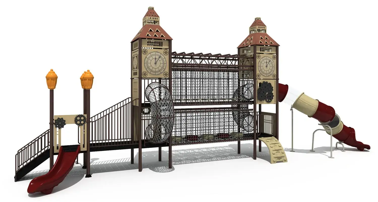 Customized Theme Park Clock Tower Slide HD-DZT123