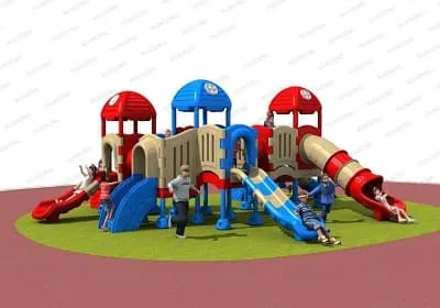 What is a combination slide, HuaDongPlay Amusement will take you to discuss the knowledge of amusement equipment, children's slides, slide combinations