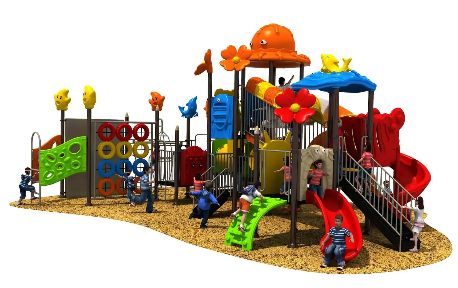 Animal Paradise HD-HDW026 - Children's Slide Slide Combination