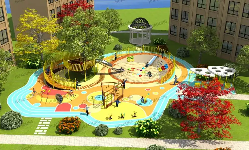 HuaDongPlay Community Children's Playground Equipment HD-DSQ005