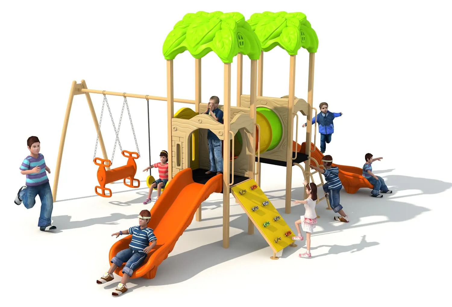 Garden Series HD-LHY043 - Children‘s Slide Slide Combination