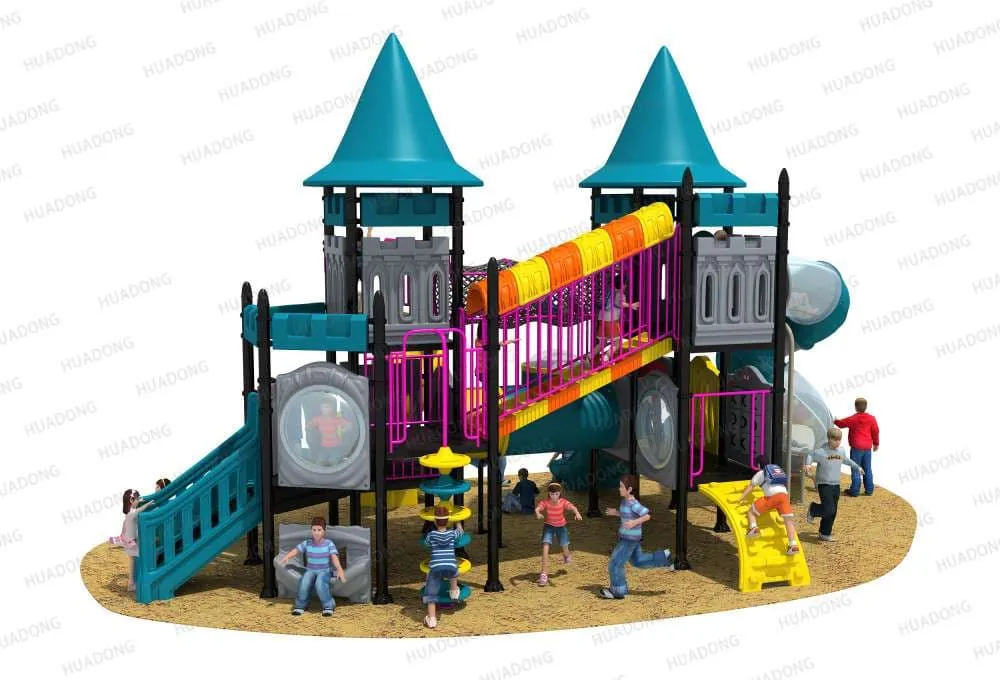 European-Korean Castle HD-HOH006 - Children's Slide Slide Combination
