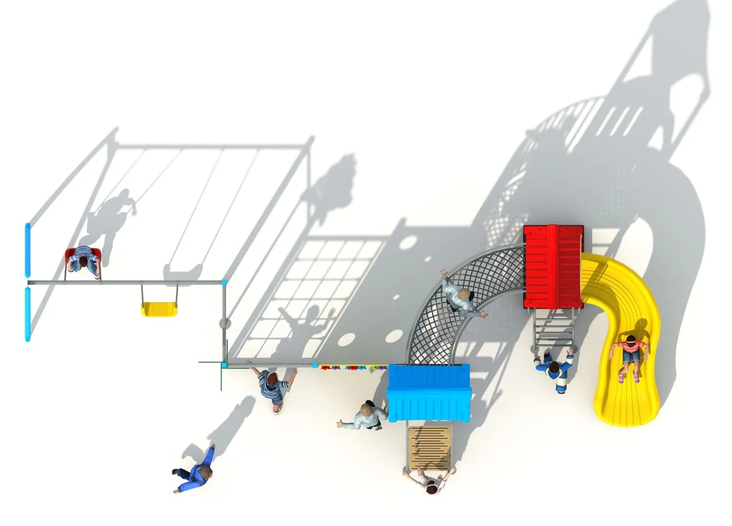 Garden Series HD-LHY030 - Children‘s Slide Slide Combination