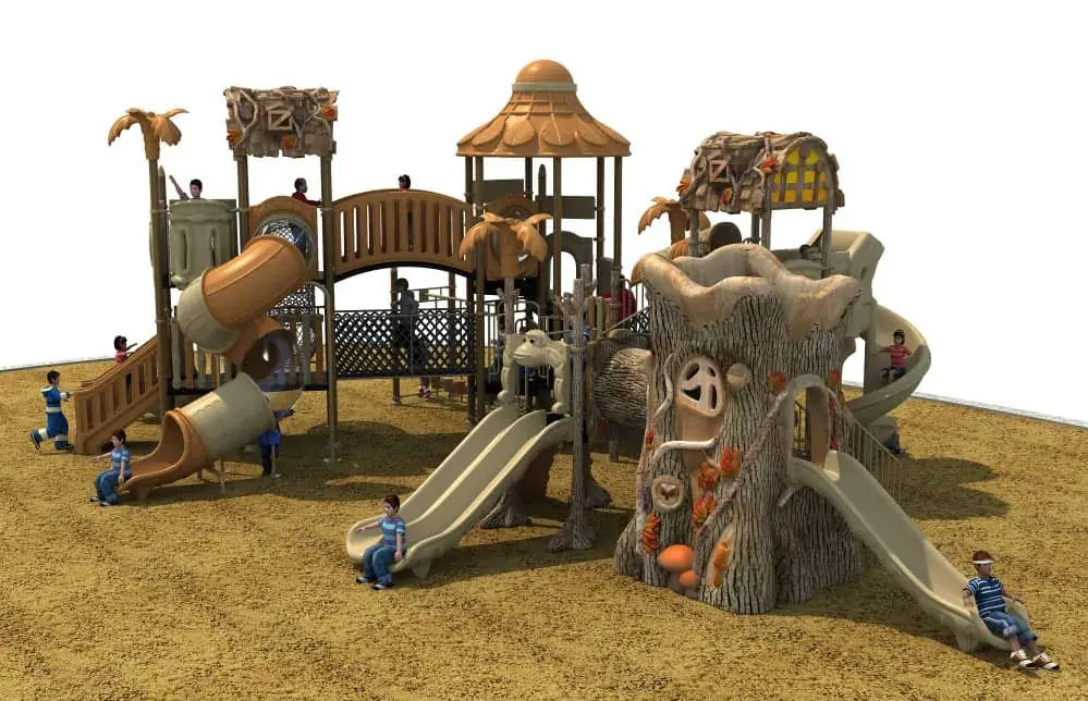 Ancient Tribe Children's Slide Slide Combination HD-HYL020