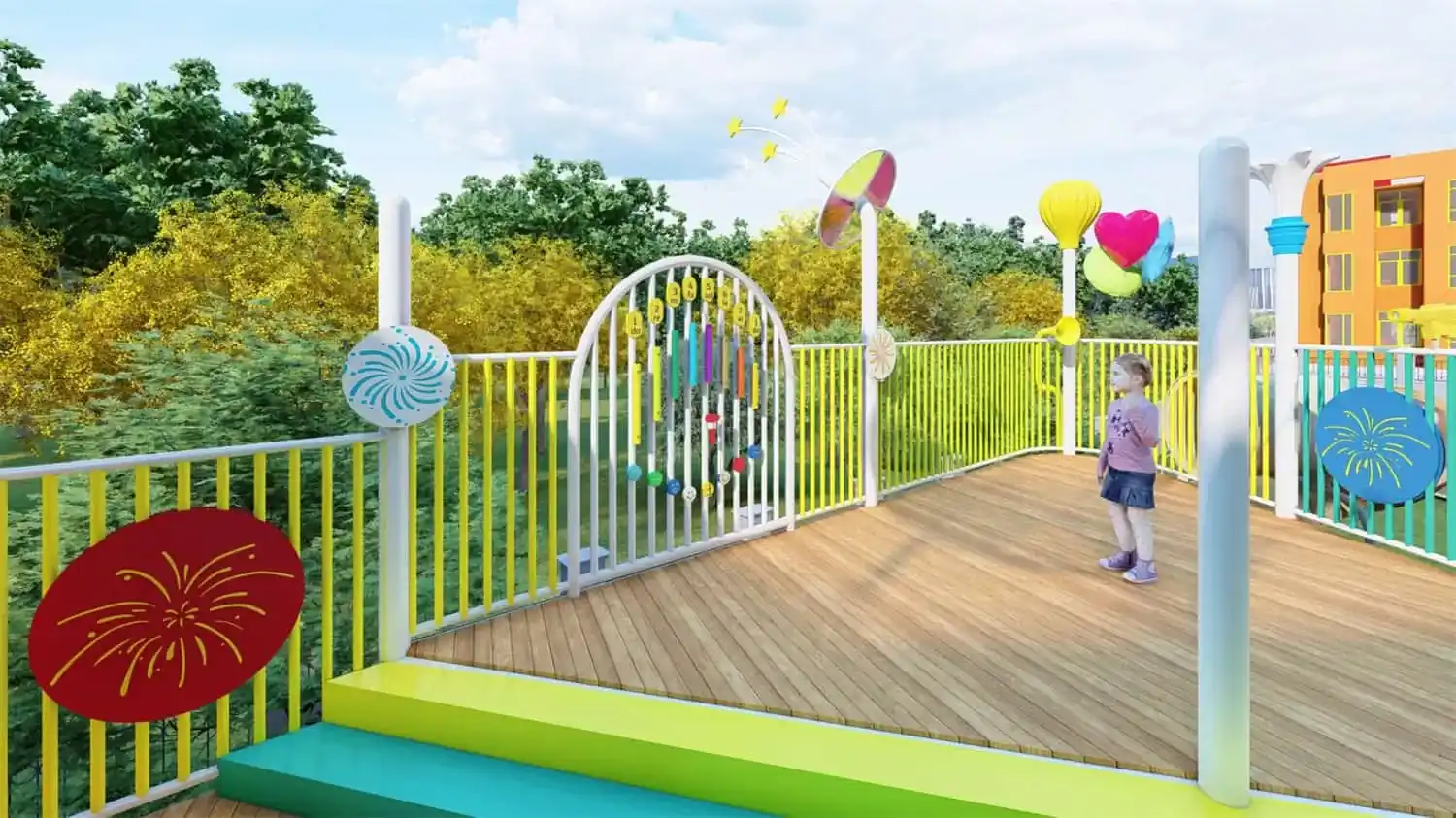 Customized Theme Park HD-DZT113-Rainbow Paradis