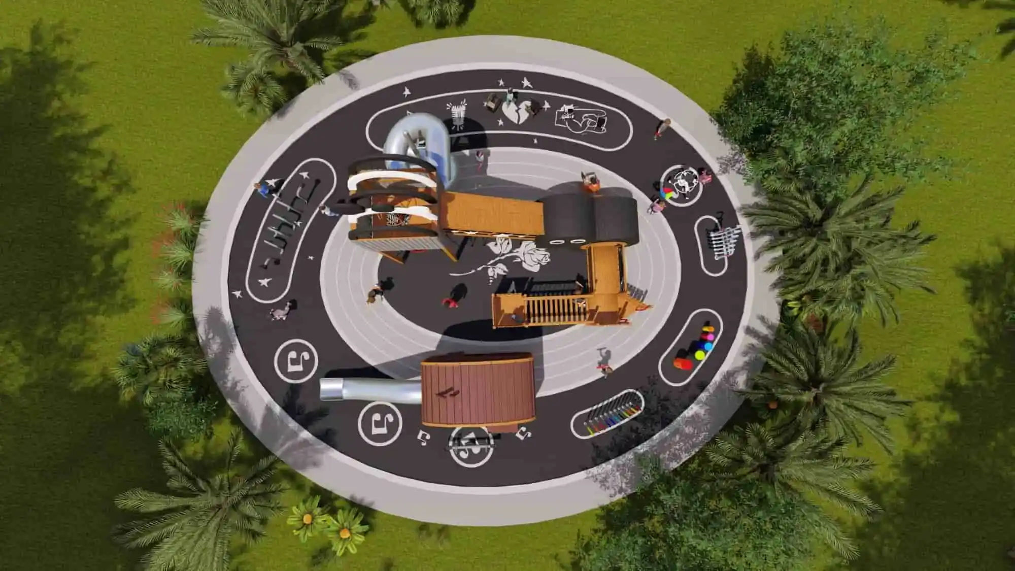 Personalized Custom Theme Park Series HD-DZT021