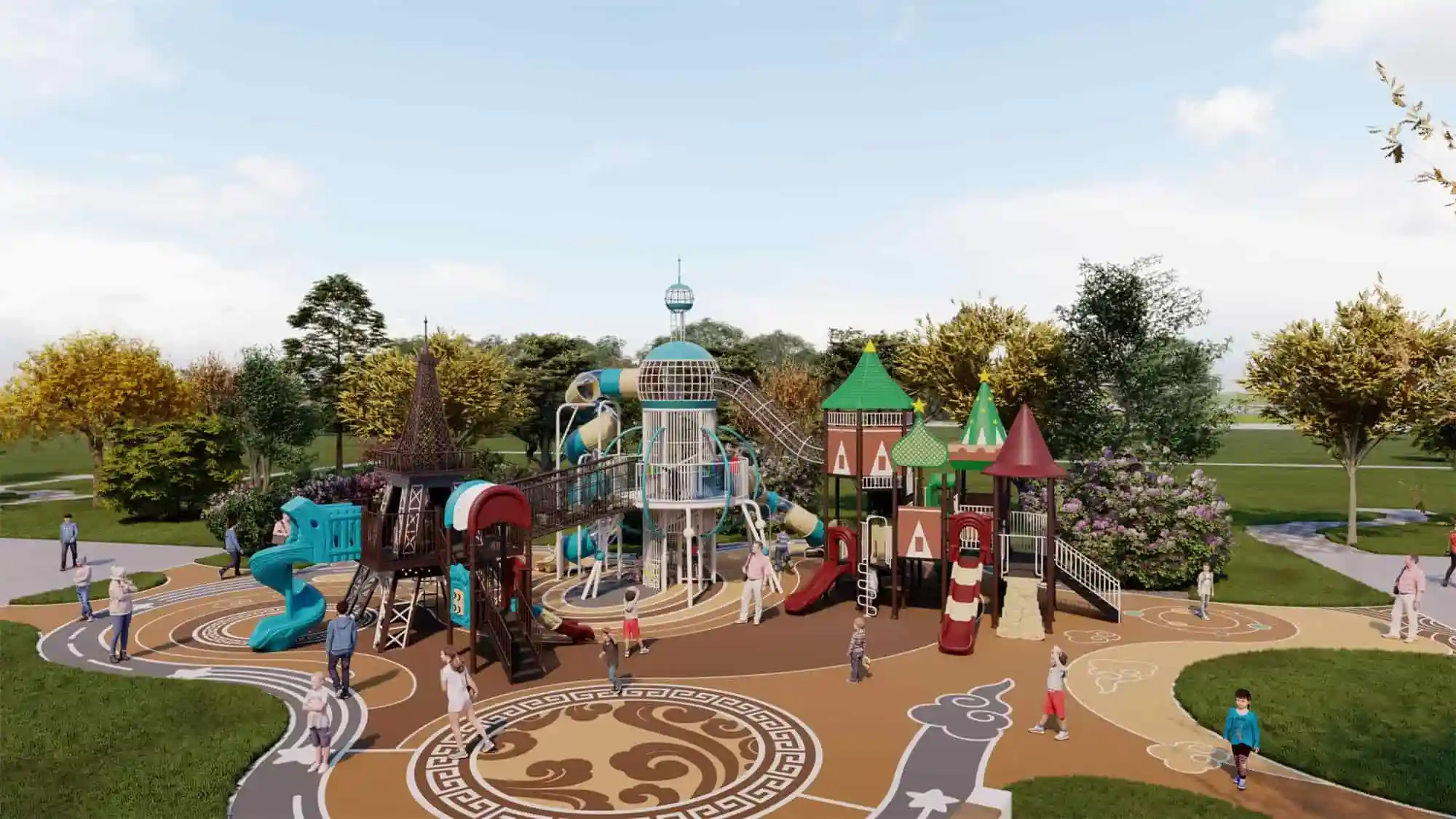 Transnational Dream HD-HKG017-Children‘s Slide Slide Combination