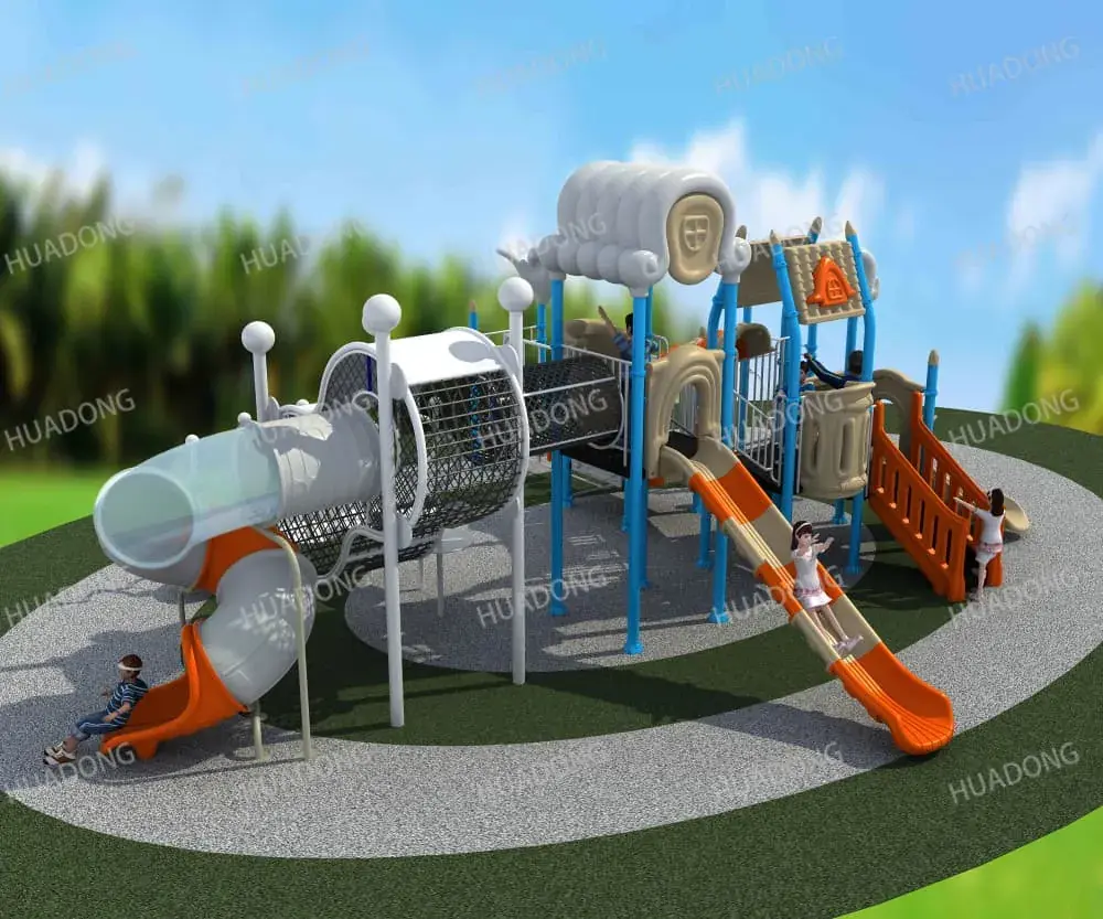 Auspicious Cloud Inverted House Outdoor Slide HD-HMH014-