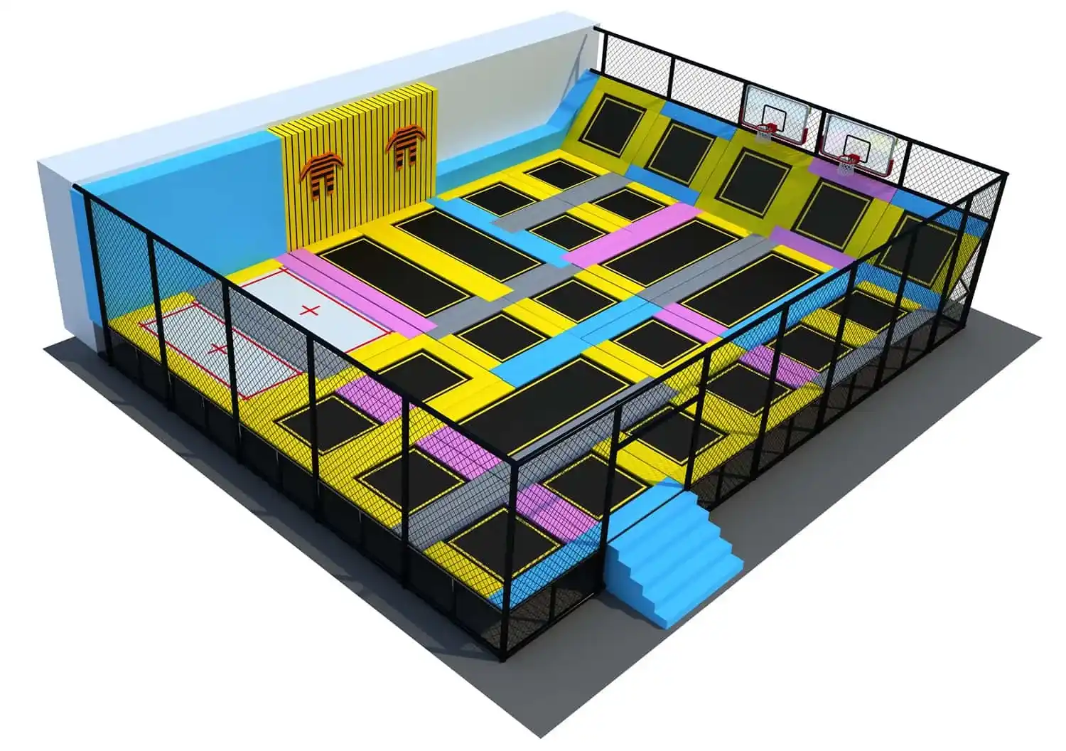 Comprehensive Combination Trampoline Playhouse HD-SBC047