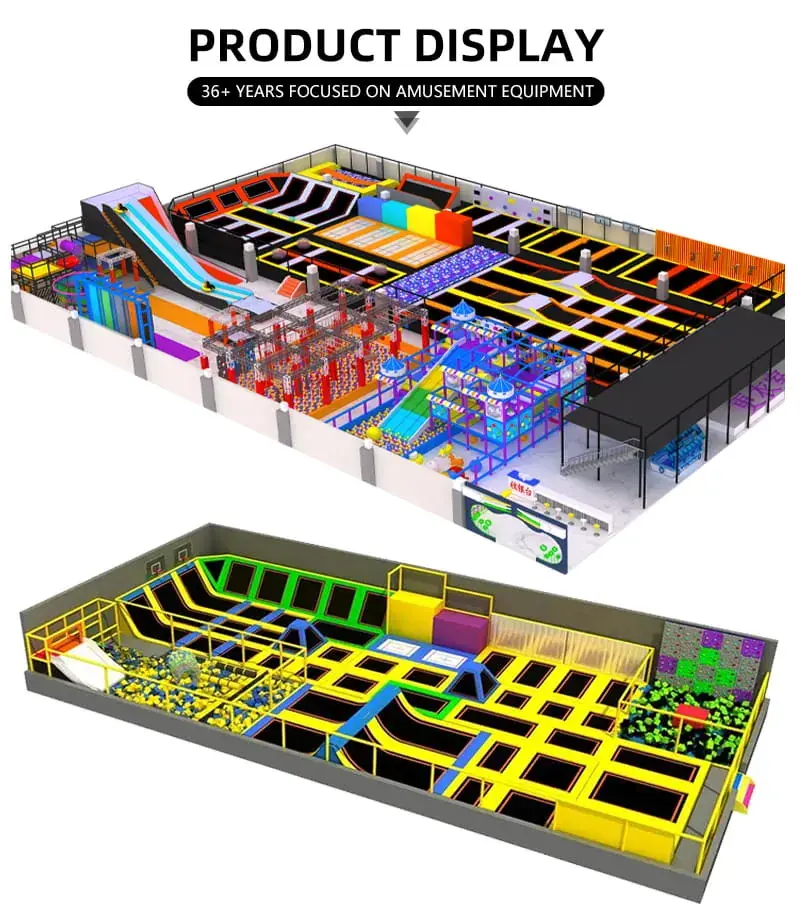 Indoor Trampoline Park Playground