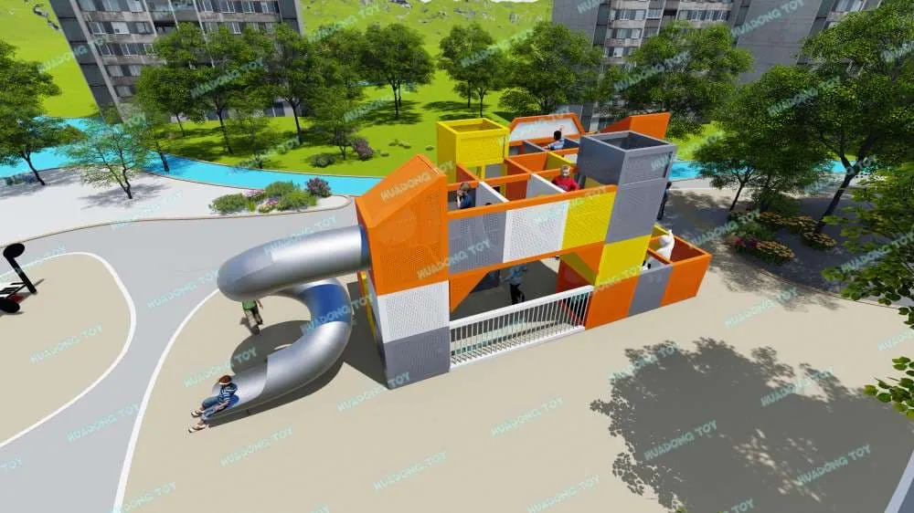 Theme Landscape Park HD-QJG030 - Children's Slide Slide Combination
