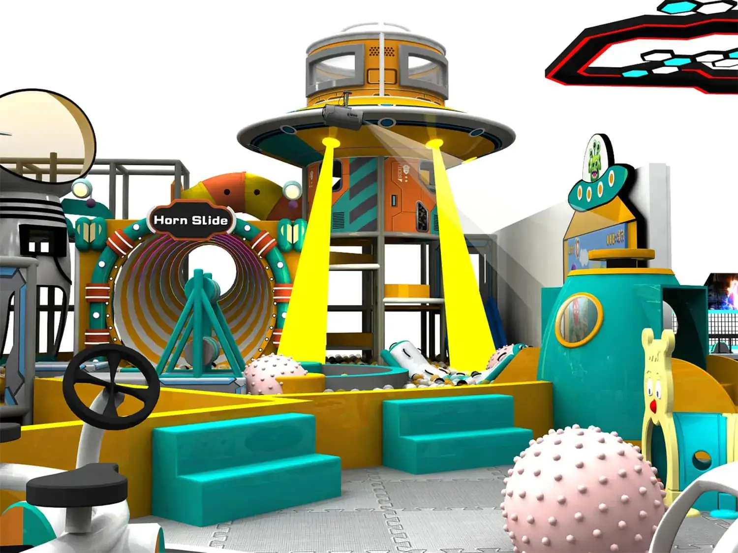 Children's Amusement Park with a Space Exploration Theme HD-TTB123