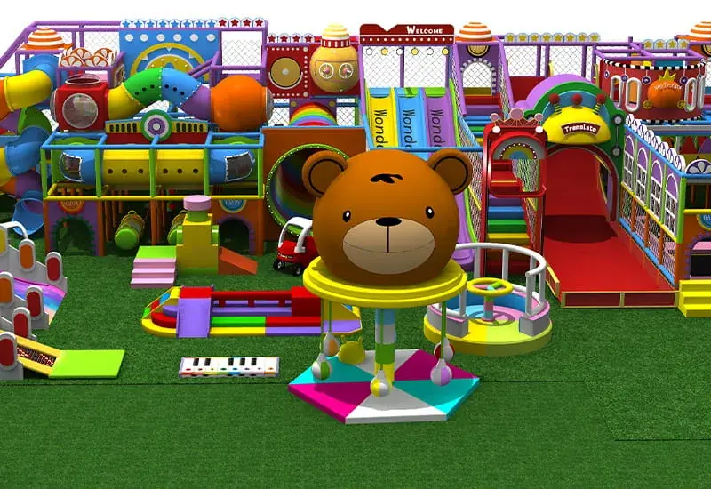 Indoor customizable children's amusement park