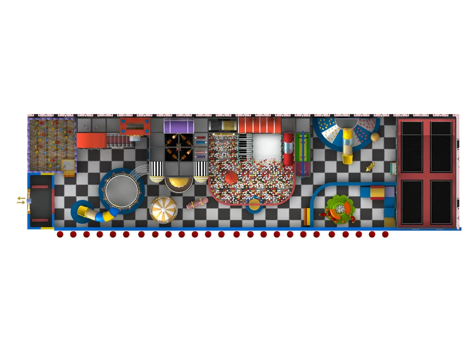 Tech World Series Indoor Naughty Castle Playground HD-TTB132