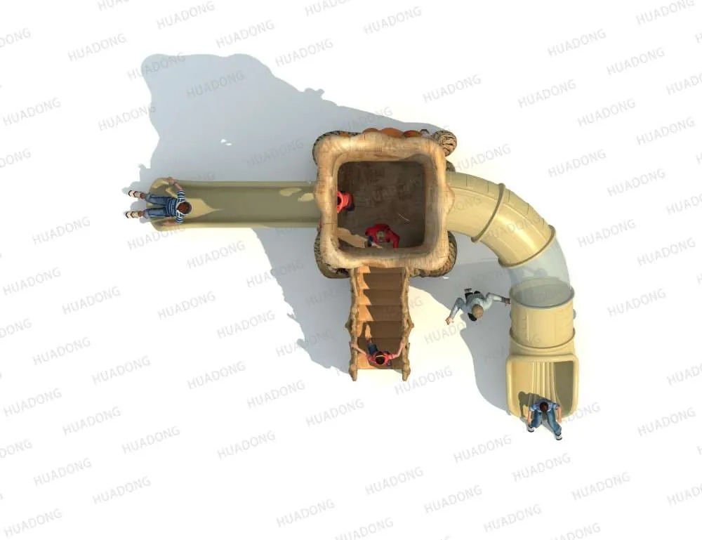 Ancient tribe HD-HYL008-Children's Slide Slide Combination
