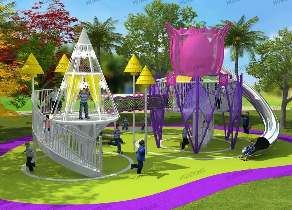 HuaDongPlay Colorful World Amusement Park Series HD-DBF003