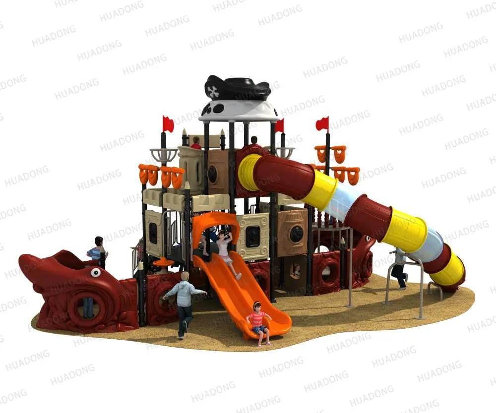 Pirate Ship HD-HDD006 - Children's Slide Slide Combination