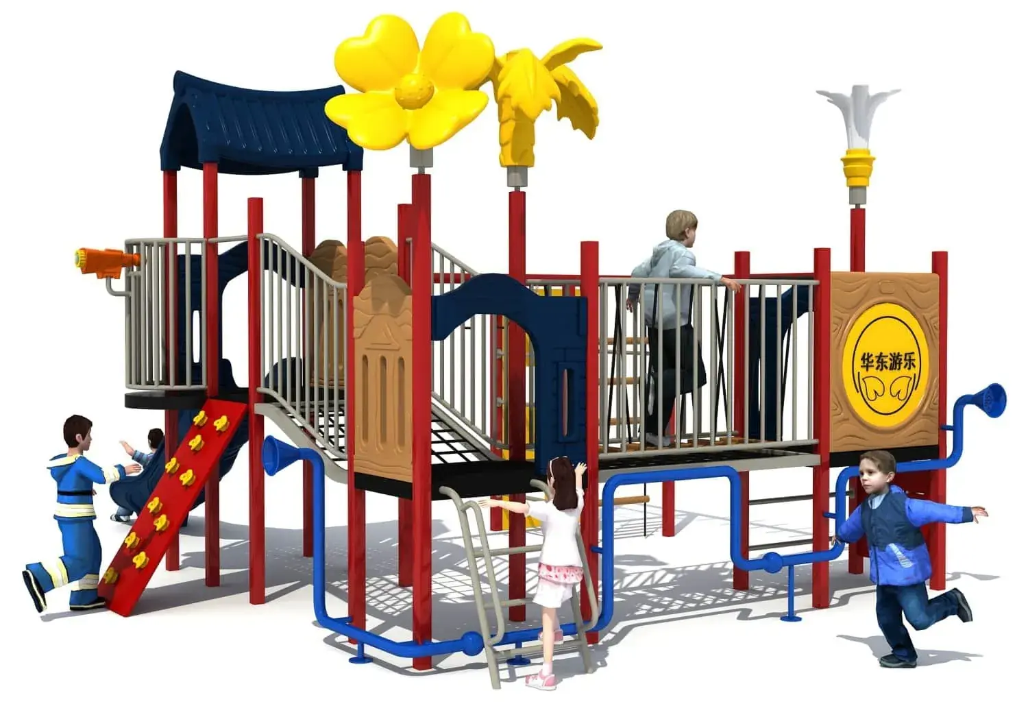 Garden Series HD-LHY027 - Children's Slide Slide Combination