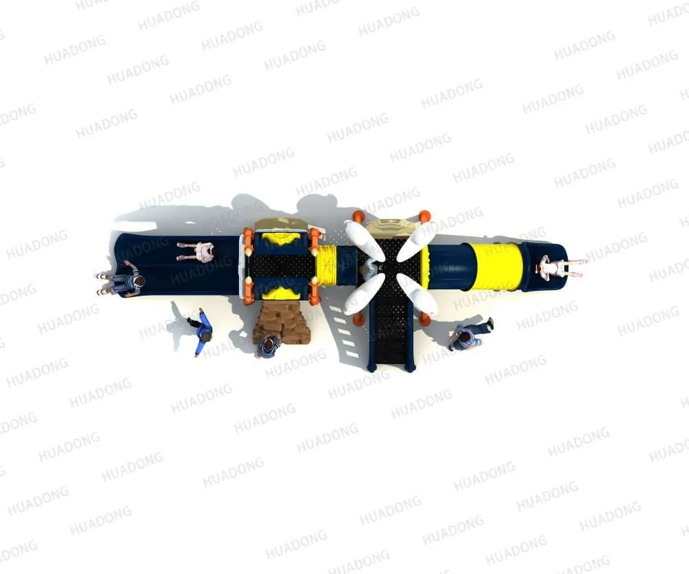 Auspicious Cloud Inverted House HD-HMH008-Children's Slide Slide Combination