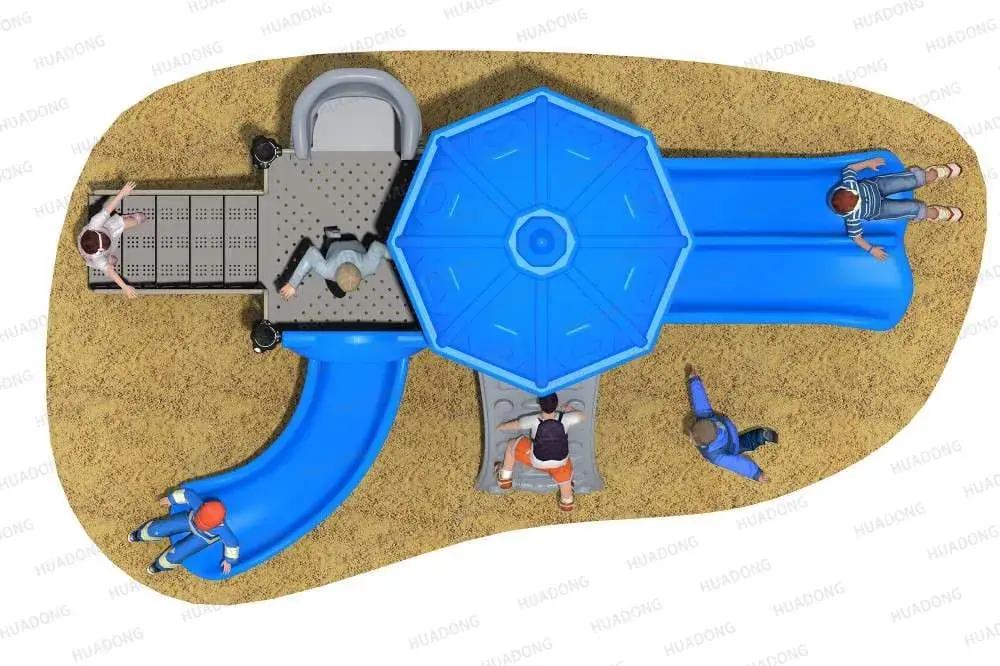 European-Korean Castle HD-HOH010 - Children's Slide Slide Combination