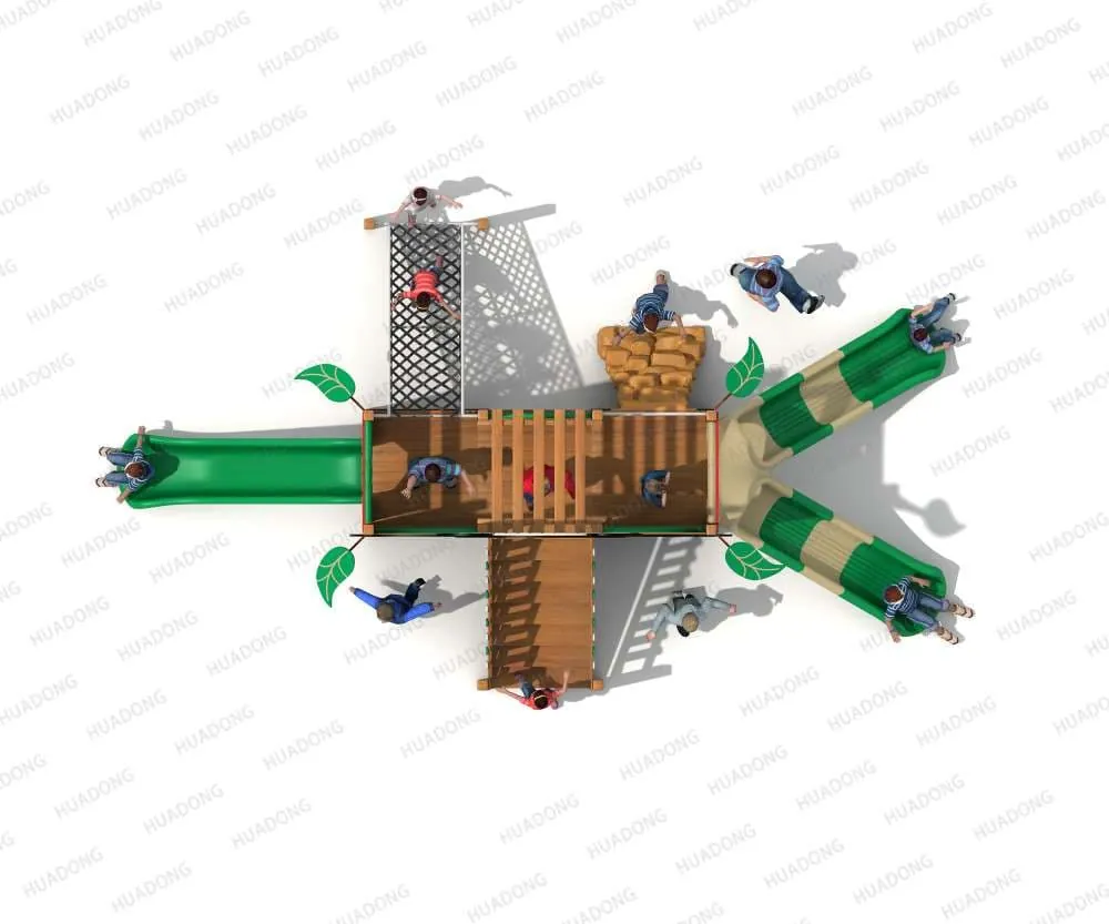 Giant Panda Theme Park HD-QXM017 - Children's Slide Slide Combination