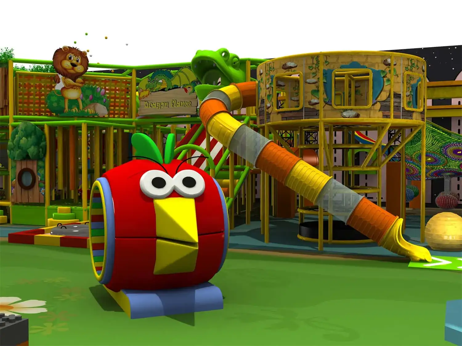 Nature Series Slide Indoor Playground for Kids HD-TTB144