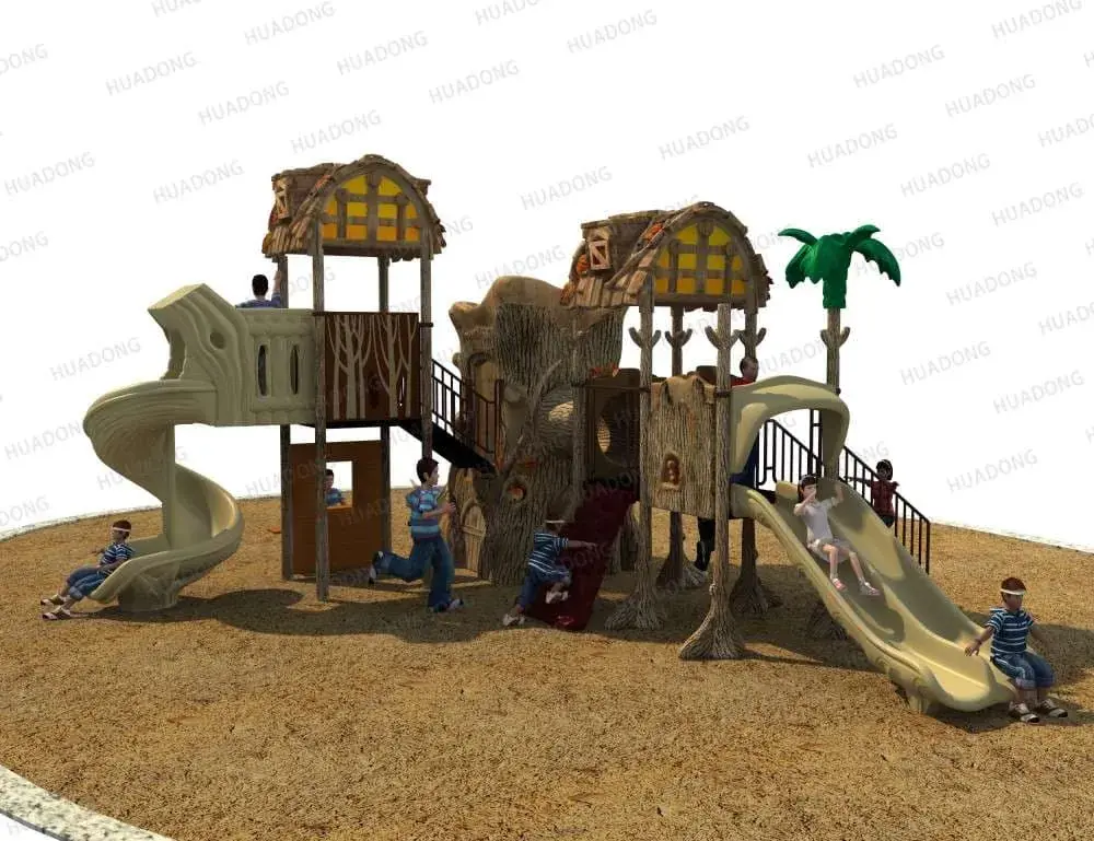 Ancient tribe HD-HYL002-Children's Slide Slide Combination