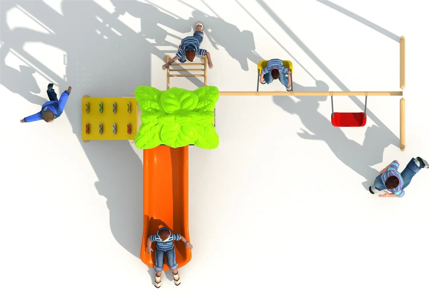 Garden Series HD-LHY044 - Children‘s Slide Slide Combination