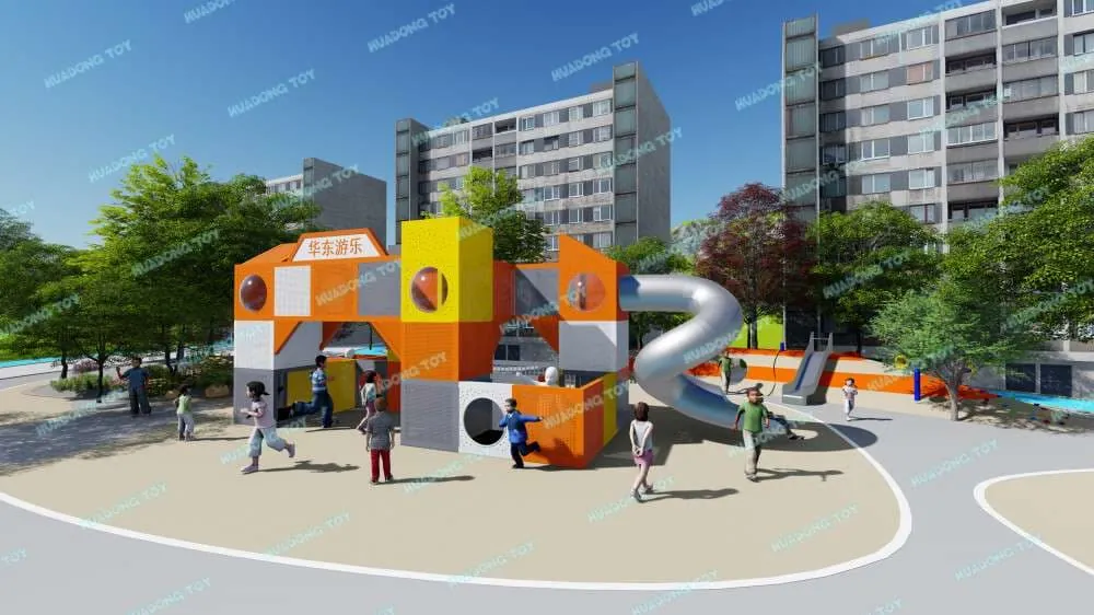 Theme Landscape Park HD-QJG030 - Children's Slide Slide Combination