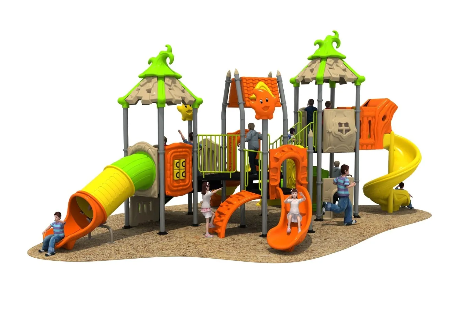 Magic House HD-HMF014 - Children's Slide Slide Combination