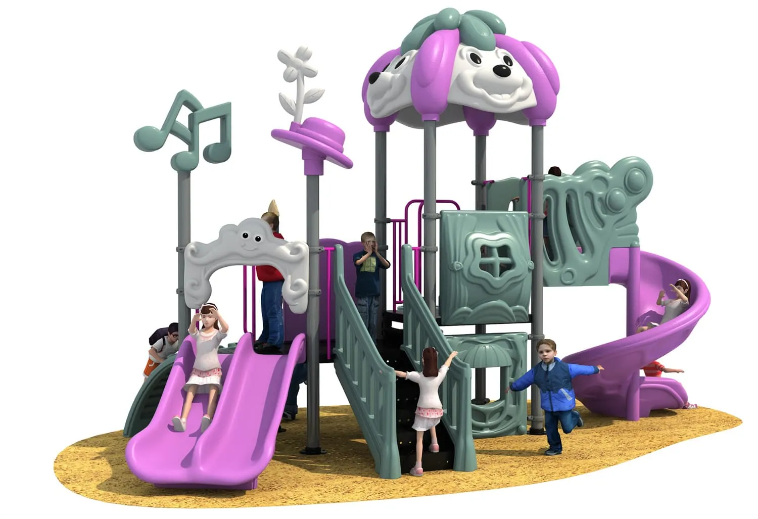 Happy Mouse HD-HDL028 - Children‘s Slide Slide Combination