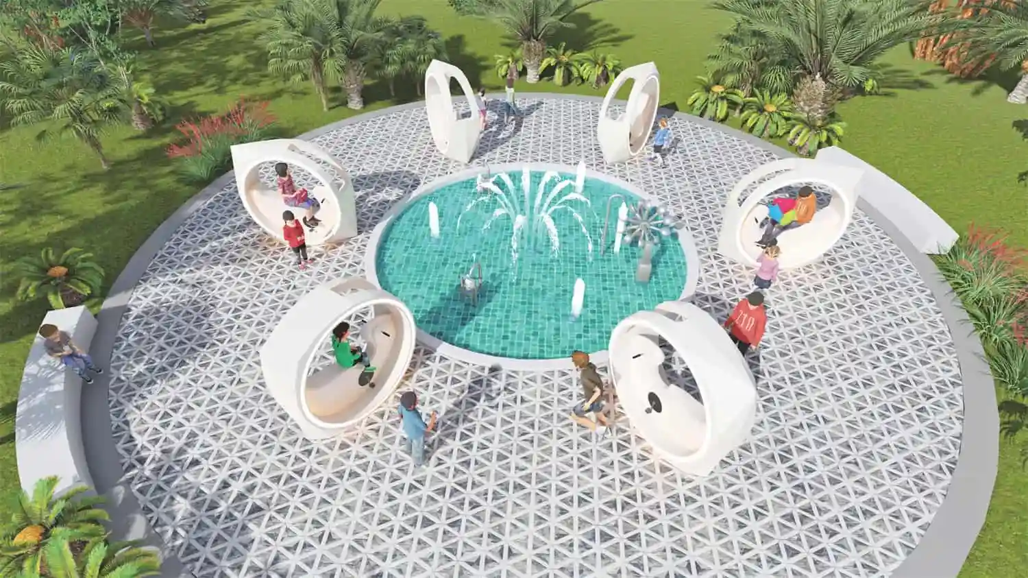 Water Park HD-LSH030 - Children‘s Slide Slide Combination