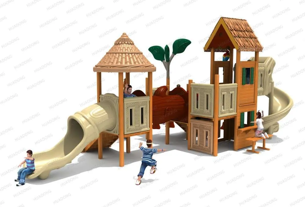 Bamboo Garden Landscape Park HD-MZY006 - Children's Slide Slide Combination