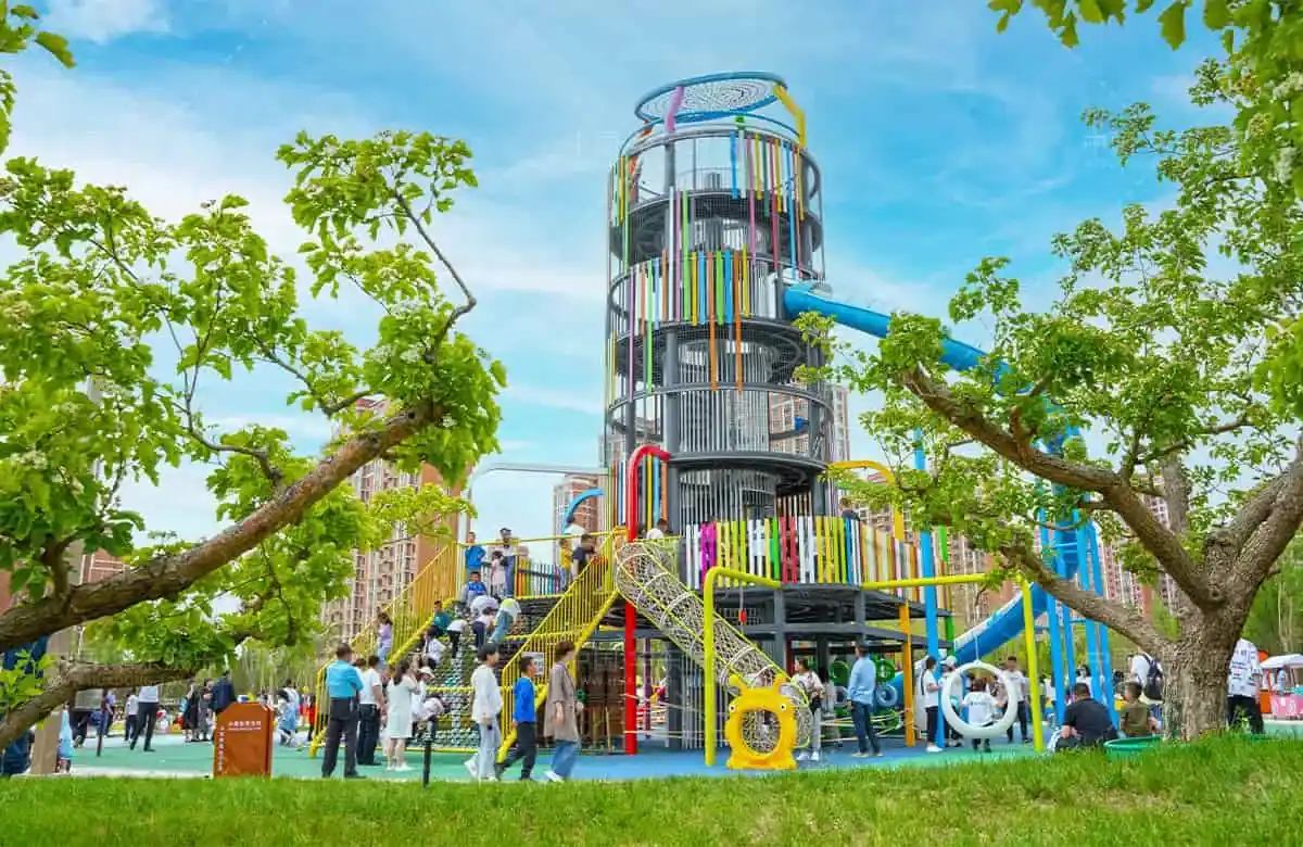 Ordos Waterfront New City Central Park