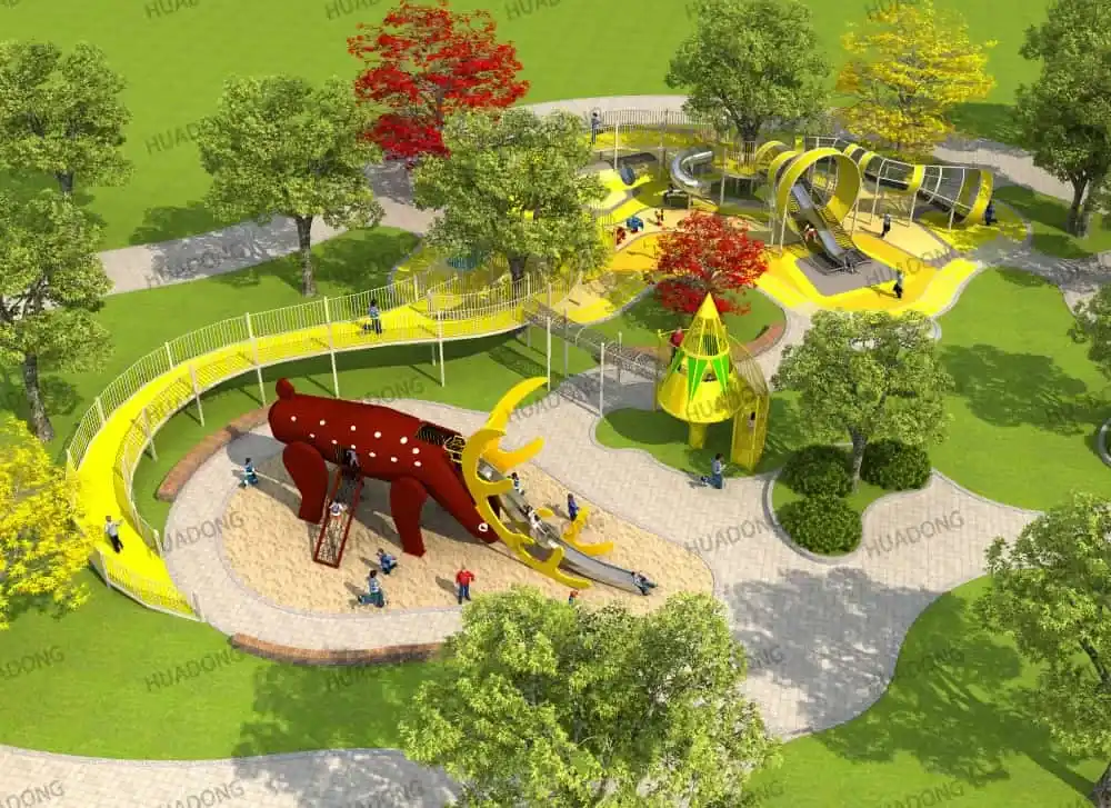 HuaDongPlay Community Children's Playground Equipment HD-DSQ006