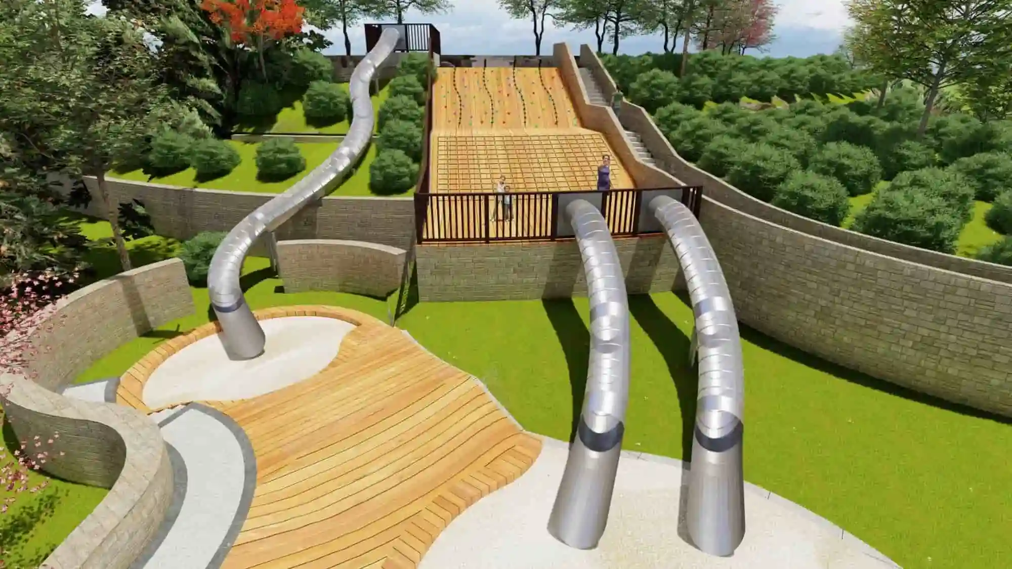 Rural Tea Fun Park Non-standard Customization HD-DZT075