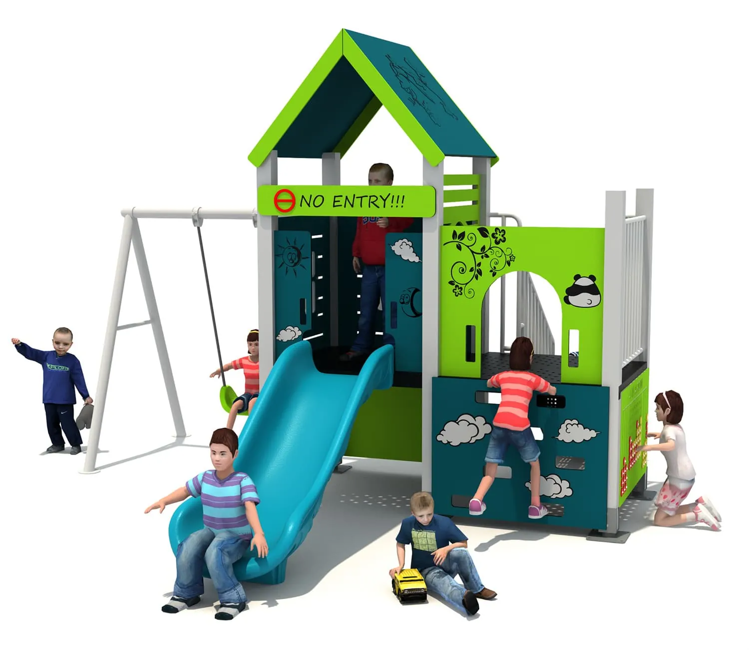 PE Board Series Outdoor Slide HD-LPE075