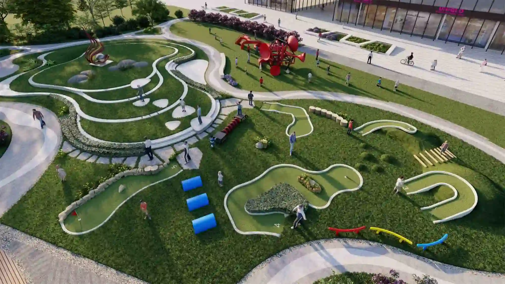 HuaDongPlay Mini Golf Course HD-GEF001