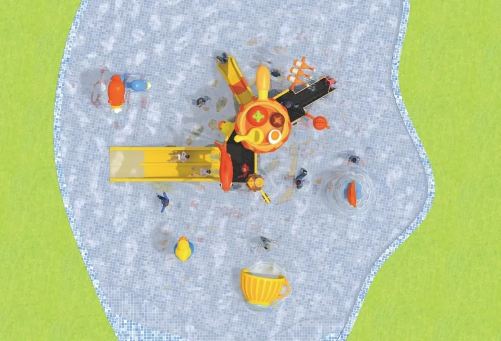 Water Park HD-LSH025 - Children's Slide Slide Combination