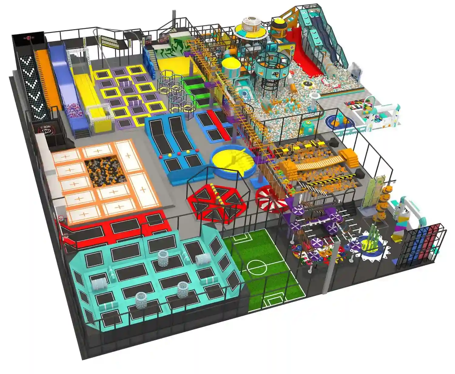Space Trampoline Children's Park HD-SBC038