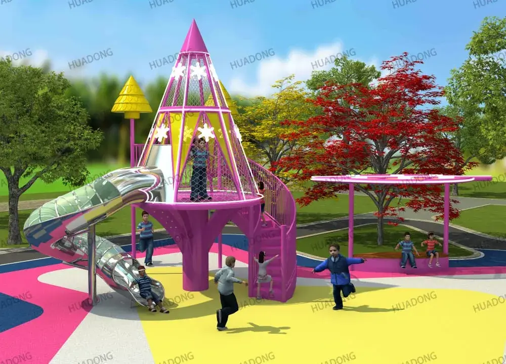 HuaDongPlay Colorful World Amusement Park Series HD-DBF004