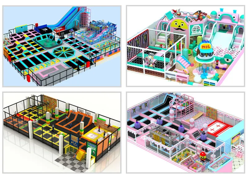 Indoor Trampoline Park Playground