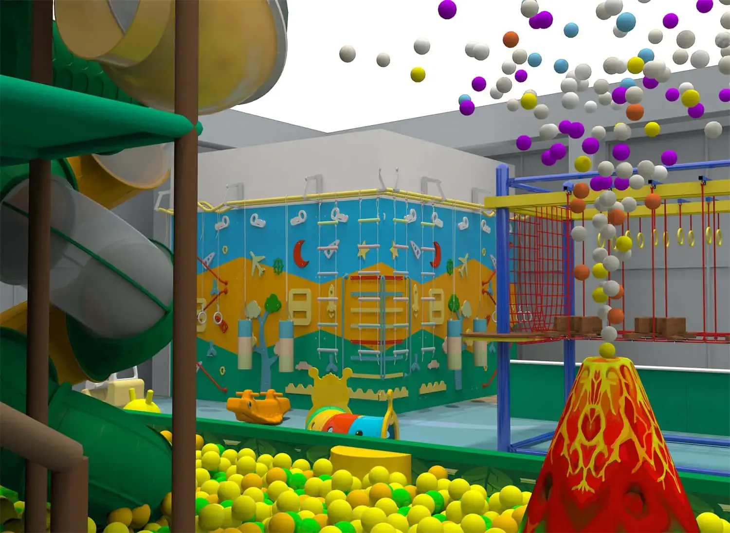 Nature Series Indoor Comprehensive Playground for Children HD-TTB140