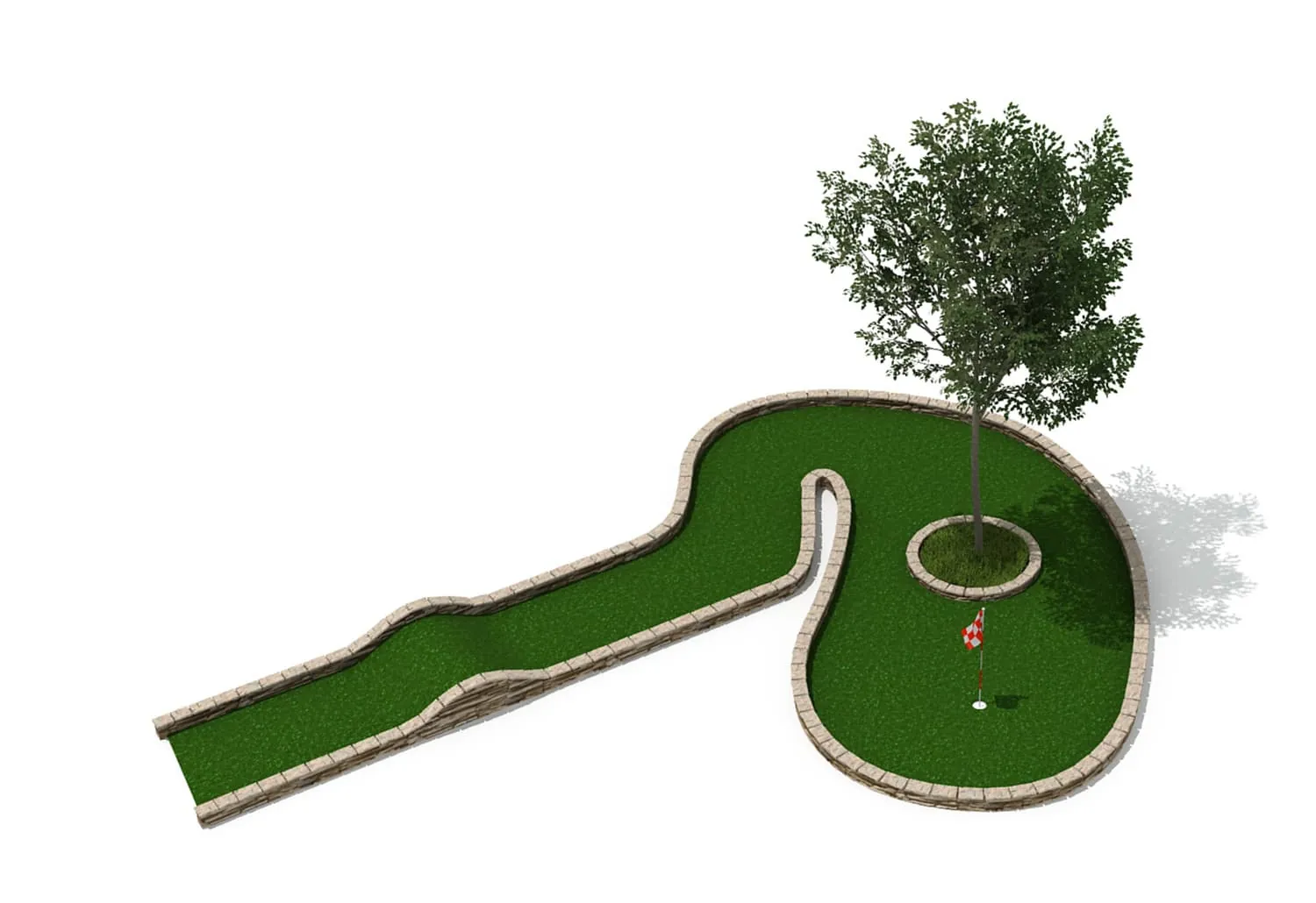 HuaDongPlay Mini Golf Course HD-GEF003~010