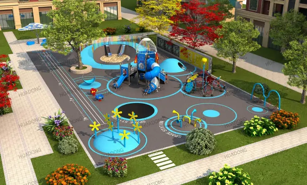 HuaDongPlay Community Children's Playground Equipment HD-DSQ007