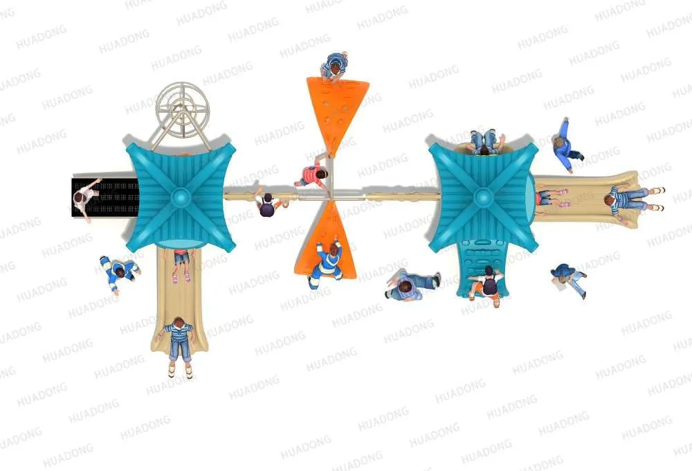 Fable Story HD-HYG004-Children's Slide Slide Combination