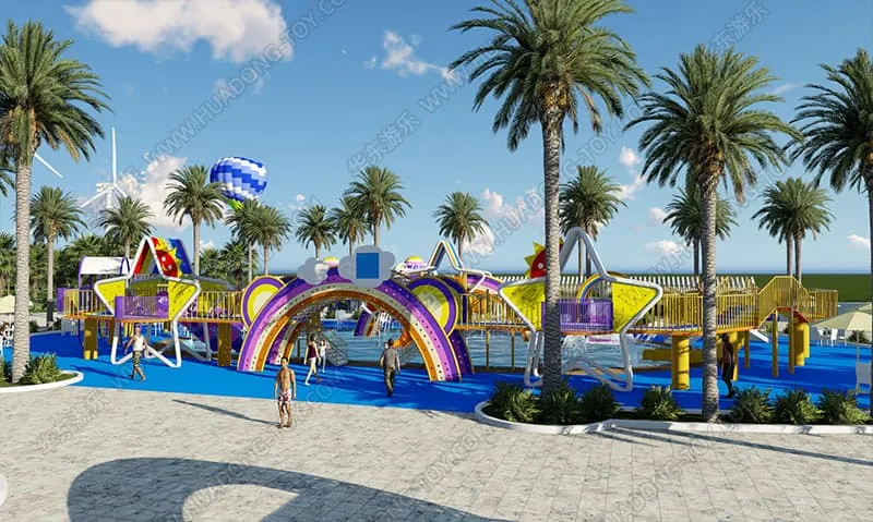 New product recommendation - rainbow theme parent-child water park