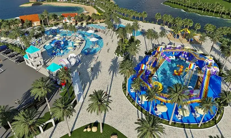New product recommendation - rainbow theme parent-child water park