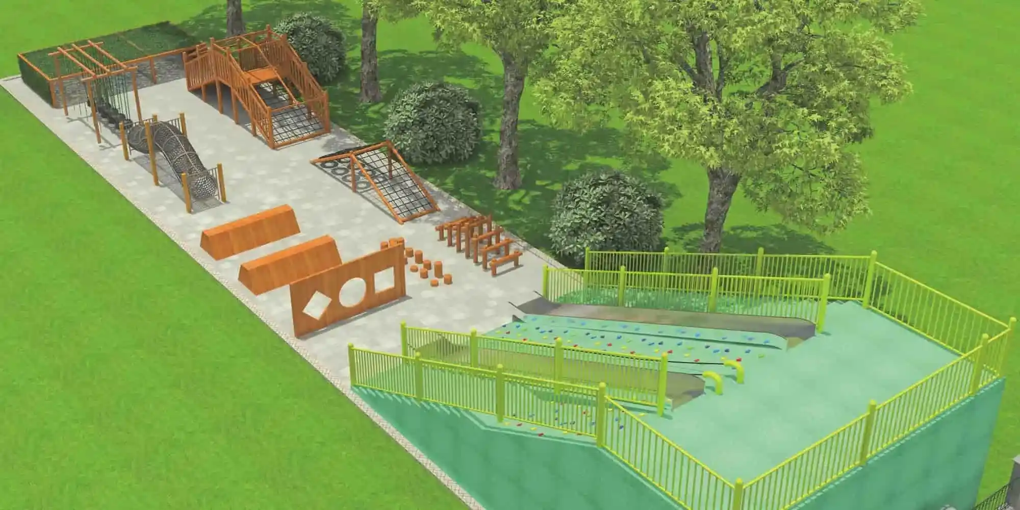 Wooden Non-Standard Custom Forest Climbing Expansion Training Park HD-MZT029