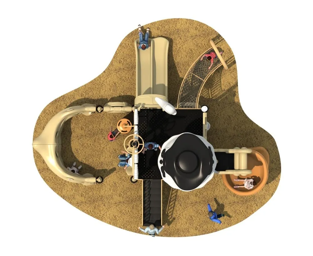 Pirate Ship Series Combination Slide HD-HDD028